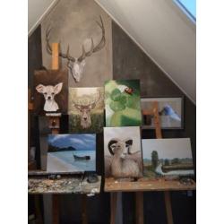 Komt u 20 april ook gezellig Schilderworkshop incl high tea