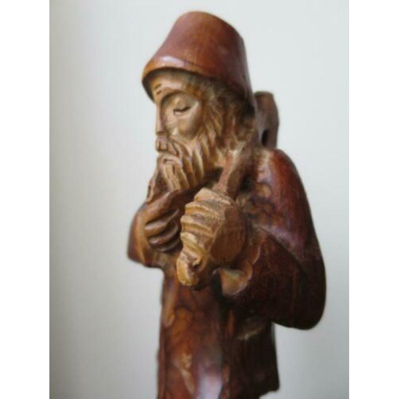 uit hout gesneden houthakker 34 cm