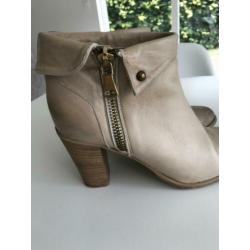 Leren enkellaars, mt 40