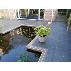 keramische tuin / terrastegels hardsteen look 60x60 cm