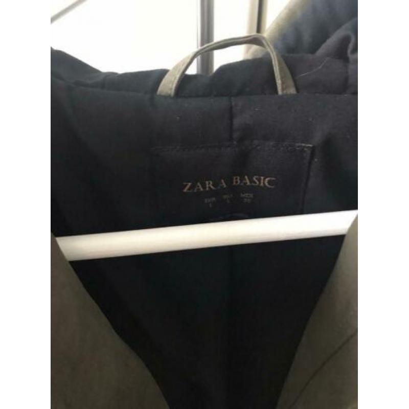 Kort windjack/jas ZARA (khaki/zwart) maat L