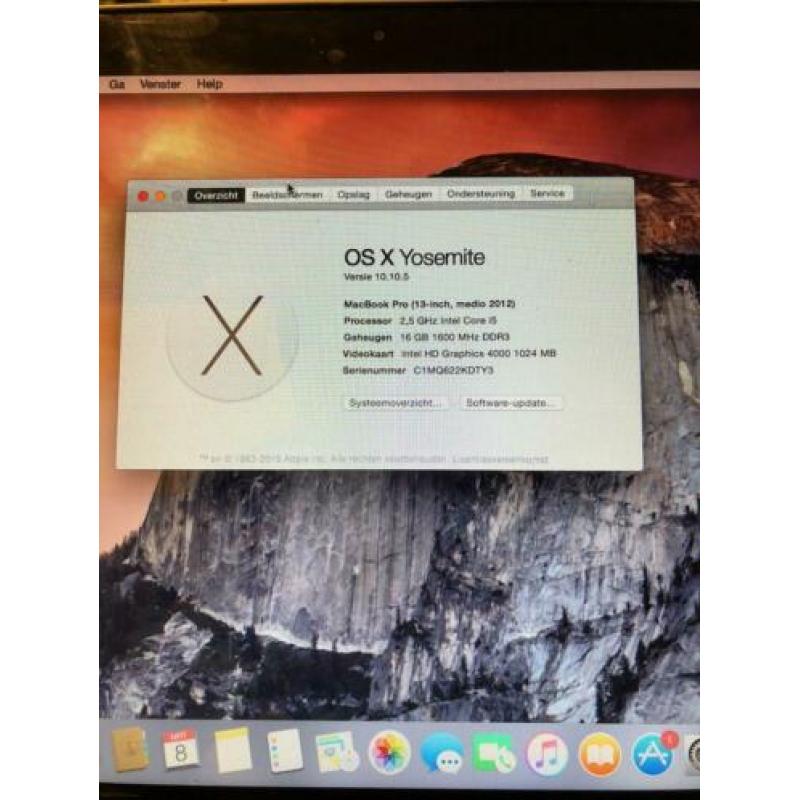 Nette Macbook Pro 16GB RAM 500GB SSD GHz i5
