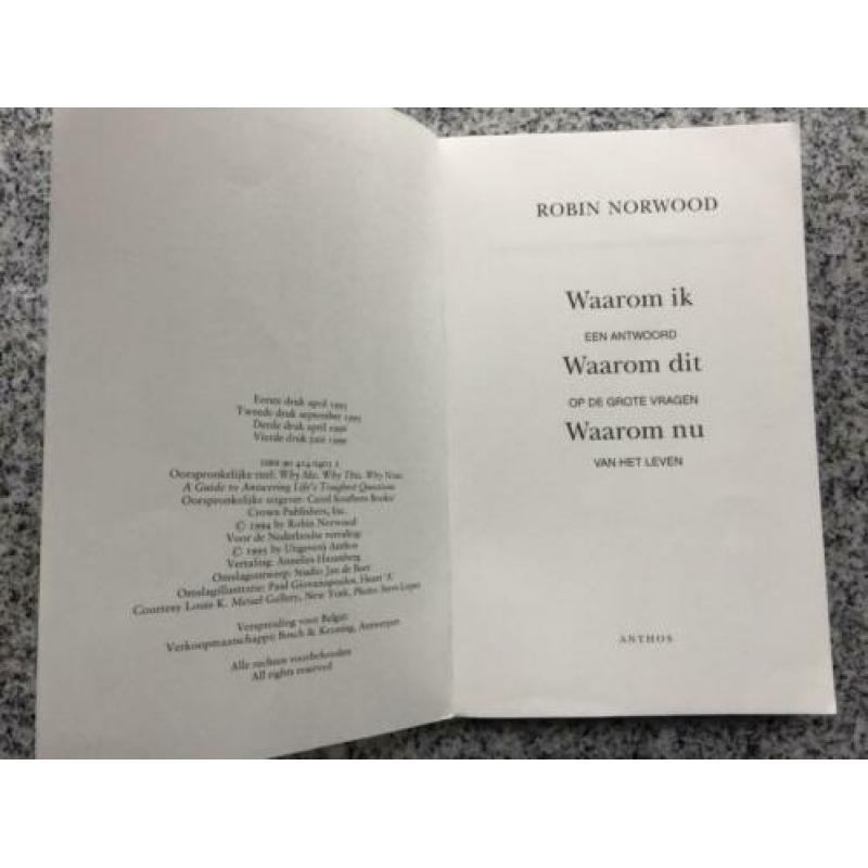 Waarom ik, waarom dit, waarom nu (Robin Norwood)