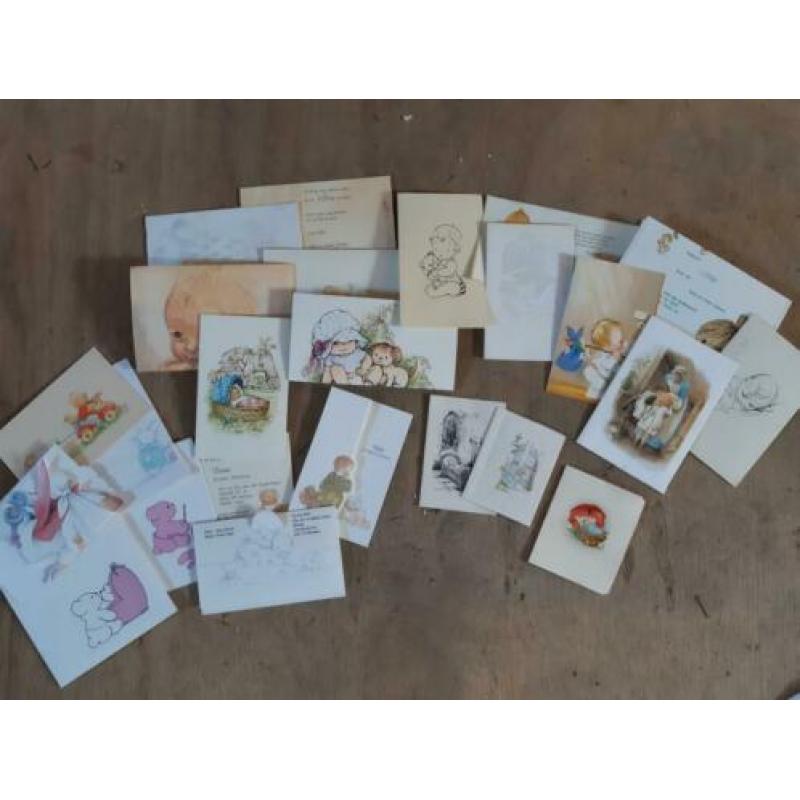 132 geboortekaartjes 1959 - 1963 - 1964 jaren 70 - 80 - 90