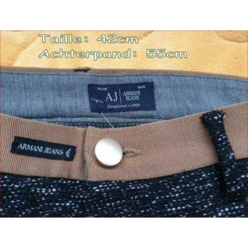 ARMANI JEANS antraciet rok maat M (36/38) nieuw