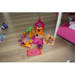 lego belville bazaar en poppetje, 5857
