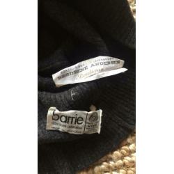Vintage Barrie lambswool trui turtleneck