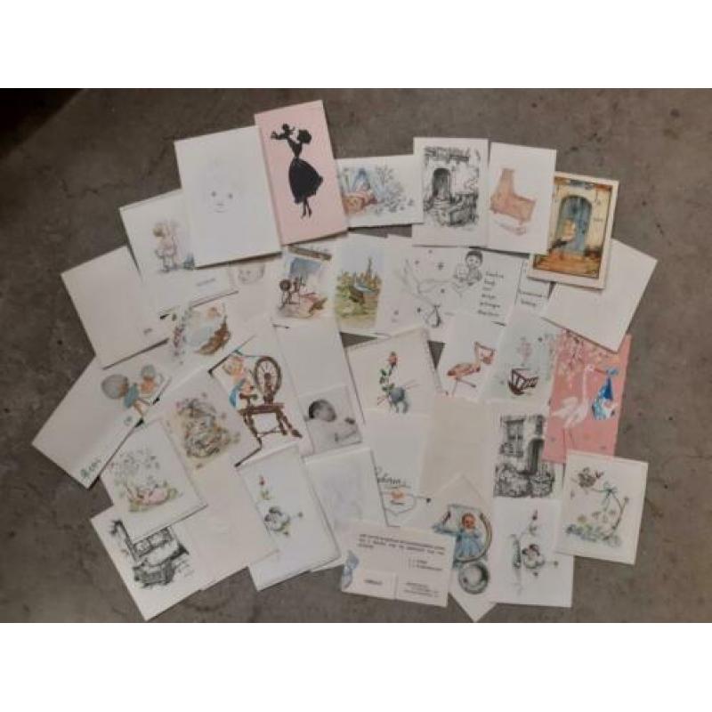 132 geboortekaartjes 1959 - 1963 - 1964 jaren 70 - 80 - 90