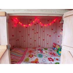 Prachtige houten kidsfactory bedstee