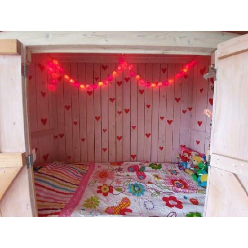 Prachtige houten kidsfactory bedstee