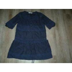 stijlvol lichtblauw streep shirt top open rug Yaya L 42 44