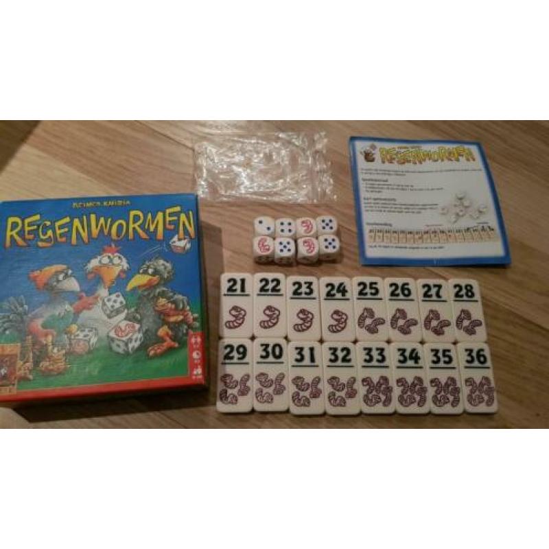 Regenwormen junior met uitbreiding