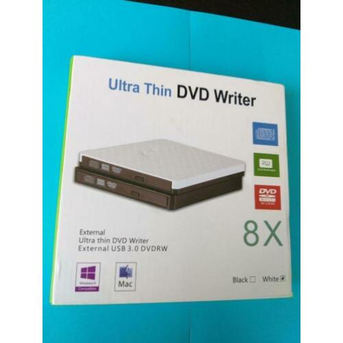 Externe DVD brander USB 3.0.*Nieuw*