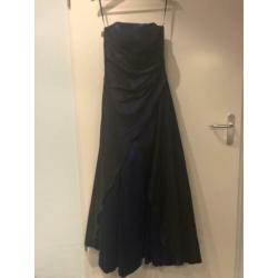 Galajurk strapless blauw juju et christine