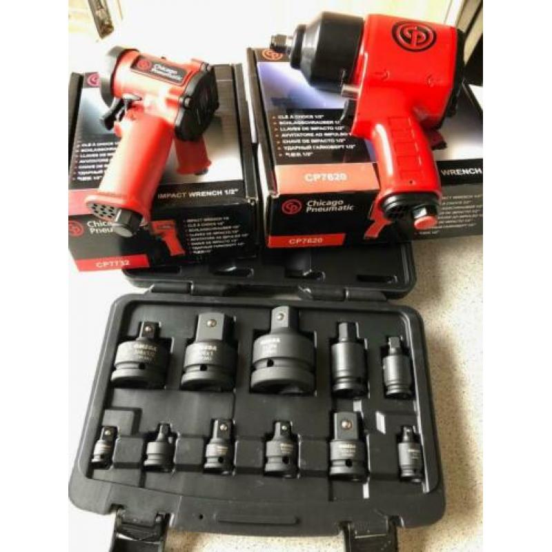 Chicago pneumatic slagmoersleutel set 3 delig!!