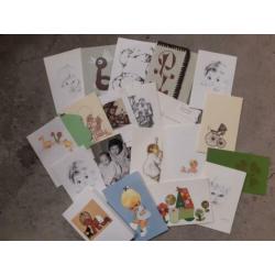 132 geboortekaartjes 1959 - 1963 - 1964 jaren 70 - 80 - 90