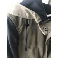 Kort windjack/jas ZARA (khaki/zwart) maat L