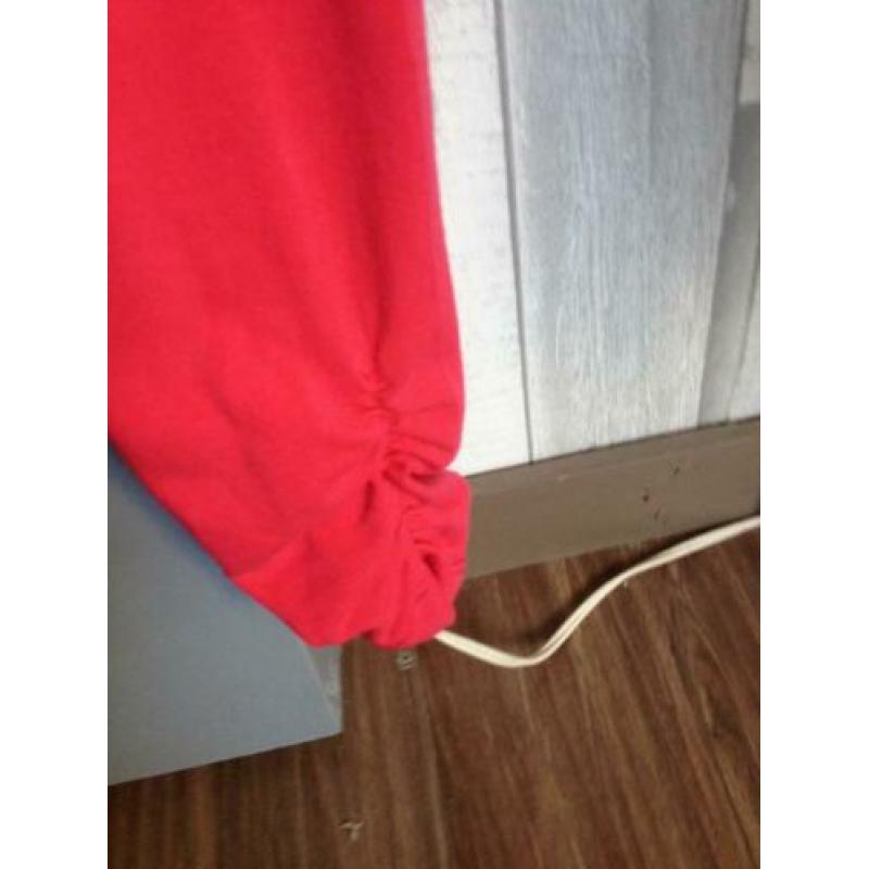 lange legging rose + rimpel onderkant 122/128