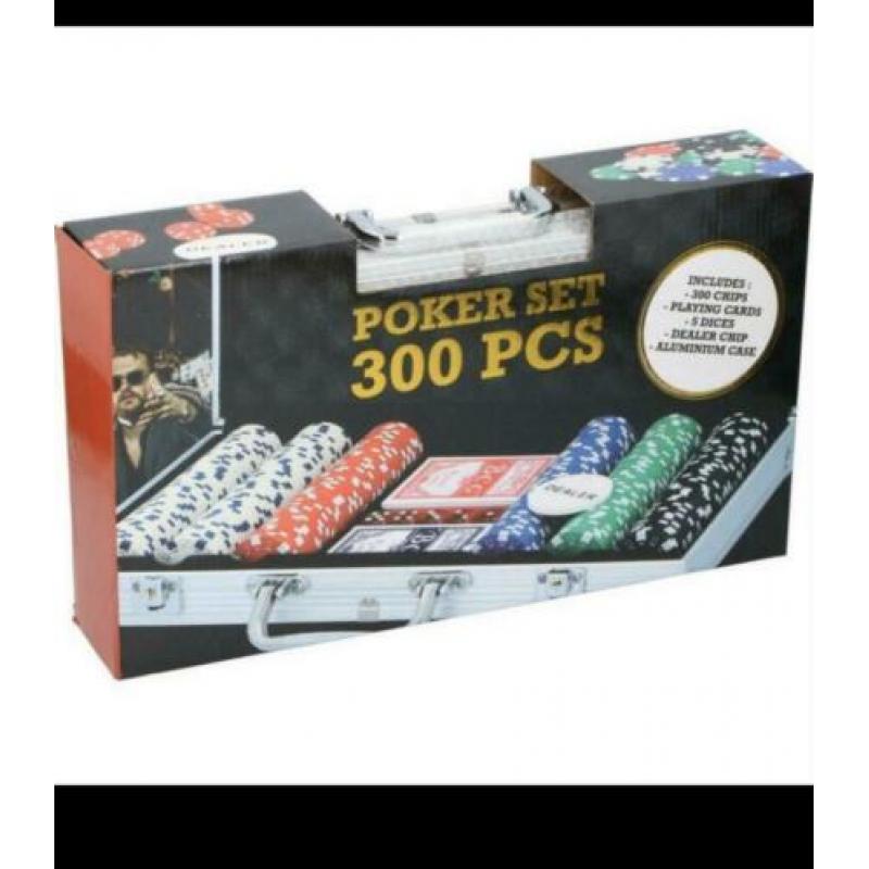 Pokerset 300 delig