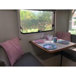 Gepimpte opgeknapte caravan TEC Weltbummler 5 personen