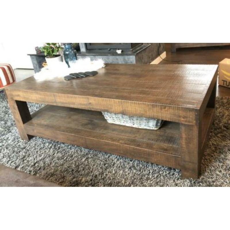 Acaciahout salontafel en tv meubel Profijt Meubel