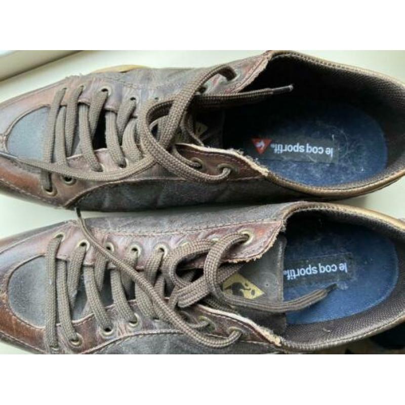 Le coq sportif herensneaker bruin maat 44