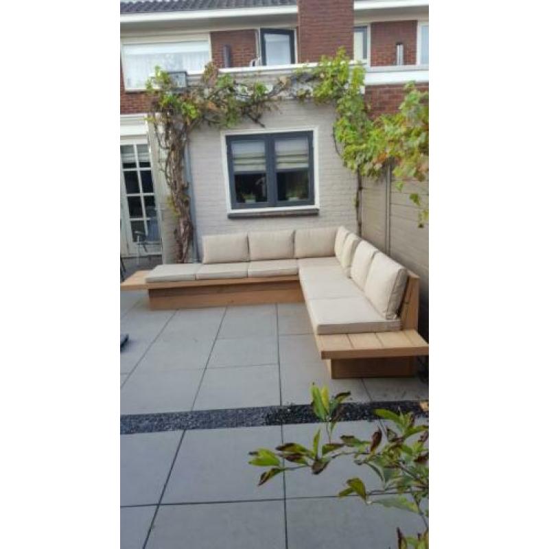 Loungebank Lounge set Tuinbank Hoekbank DOUGLAS HOUT op maat
