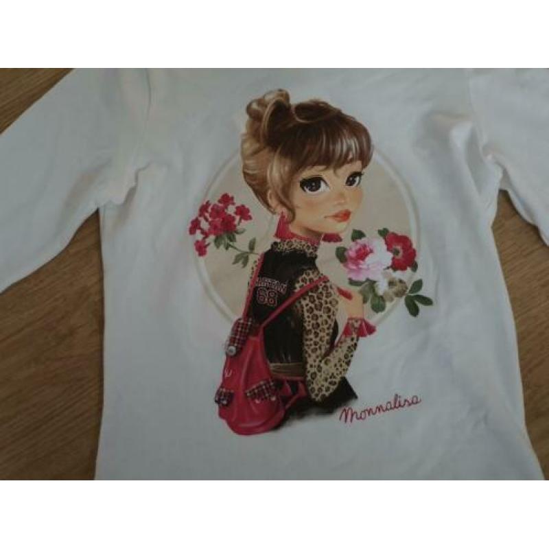 Monnalisa longsleeve, maat 5 - 110.