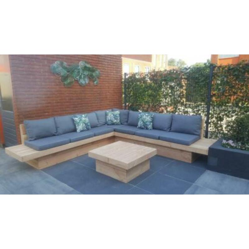 Loungebank Lounge set Tuinbank Hoekbank DOUGLAS HOUT op maat