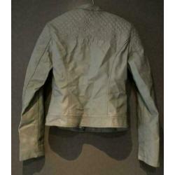 Mila Store mint groen jasje bikerjack jack maat M