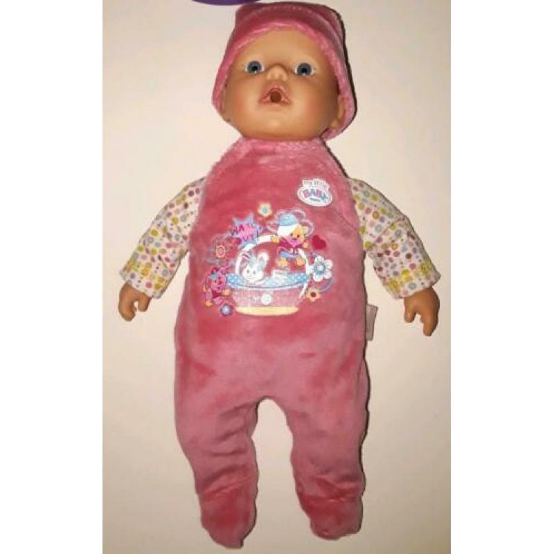 My Little Baby Born plaspop die in bad kan + potje en flesje