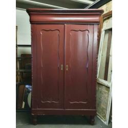 Oude antieke biedermeier kast