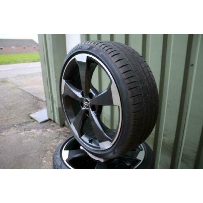 AUDI RS3 S3 A3 8V ROTOR Velgen 19 INCH ZWART Breedset