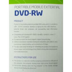 Externe DVD brander USB 3.0.*Nieuw*