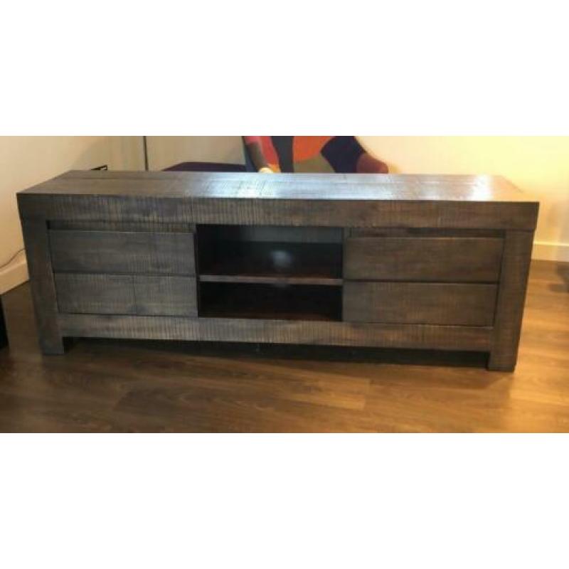 Acaciahout salontafel en tv meubel Profijt Meubel
