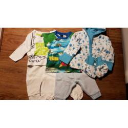 Kledingpakket baby jongen maat 56