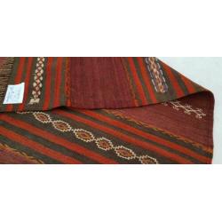 Vintage kelim kleed loper 385x115 cm vloerkleed tapijt kelim