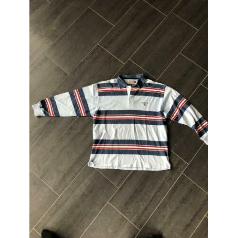 Riverwoods maat large T-shirt trui polo gestreept
