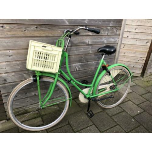 Omafiets met krat ZGAN