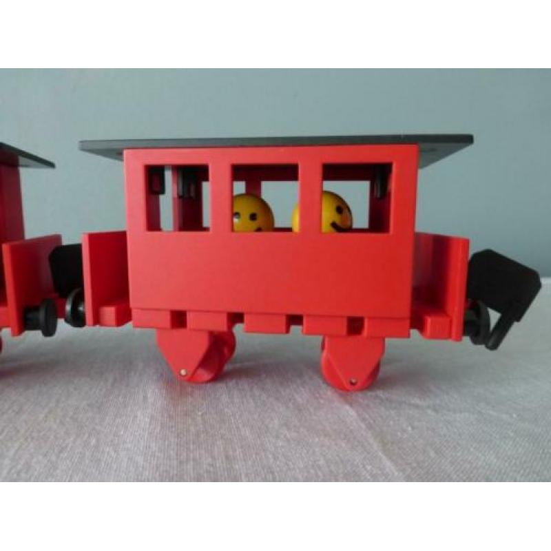 Fischer Technik bouw speeltrein jaren 70 passagierstrein