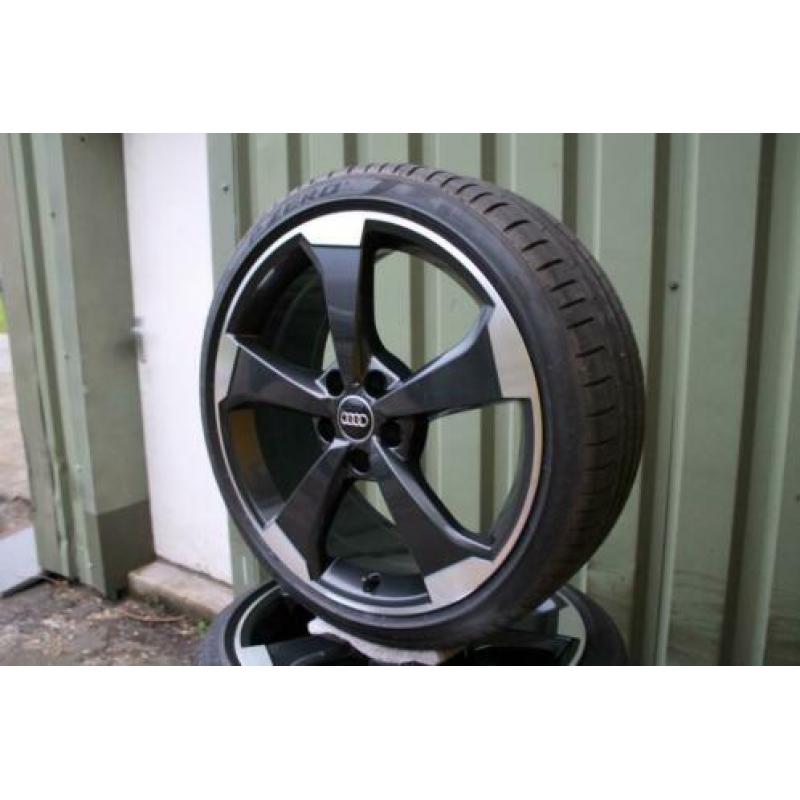 AUDI RS3 S3 A3 8V ROTOR Velgen 19 INCH ZWART Breedset