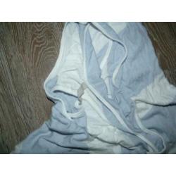 stijlvol lichtblauw streep shirt top open rug Yaya L 42 44