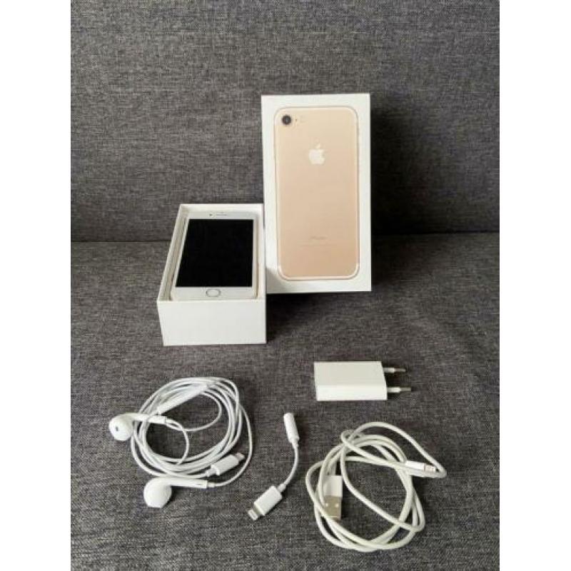 Iphone 7 - Goud - 128GB - TOPSTAAT - INCLUSIEF TOEBEHOREN