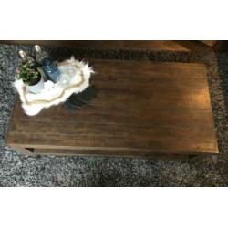 Acaciahout salontafel en tv meubel Profijt Meubel