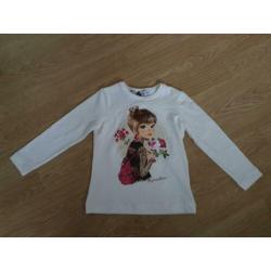 Monnalisa longsleeve, maat 5 - 110.