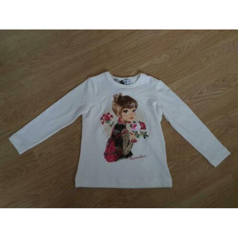 Monnalisa longsleeve, maat 5 - 110.