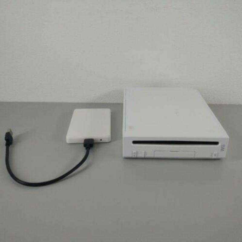 Nintendo Wii Omgebouwd incl 500 GB HDD 200+ Games