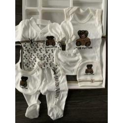 Gucci louis vuitton newborn baby set kraam 3-18 mnd NIEUW