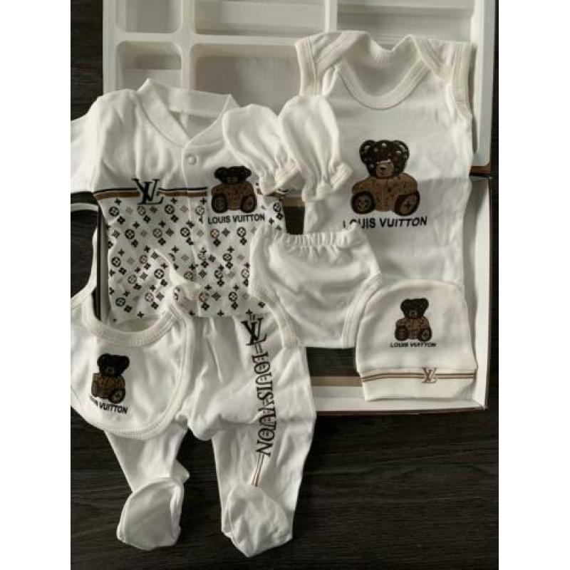 Gucci louis vuitton newborn baby set kraam 3-18 mnd NIEUW