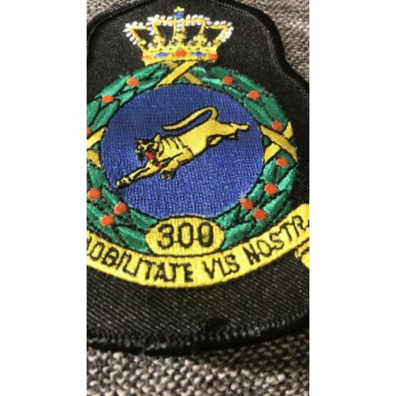 Crown kroon badge 300 sqn Kleur kleine versie